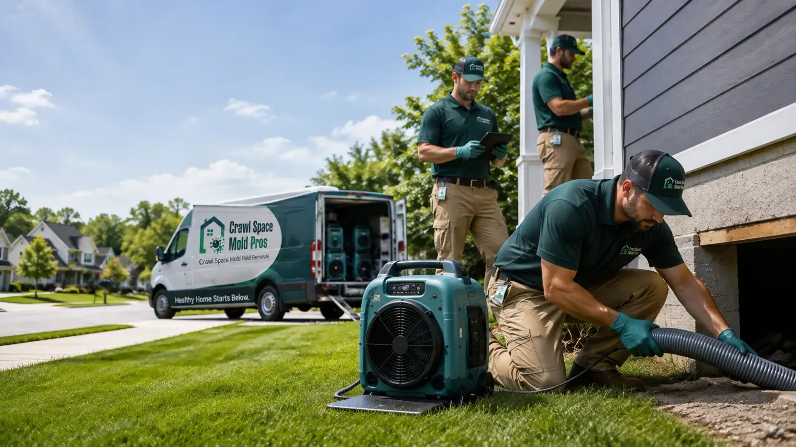 Crawl Space Mold Removal in Olney, TX